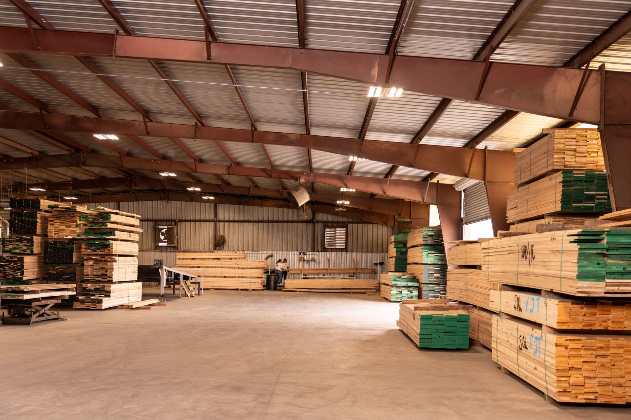 The T&F Lumber manufacturing facility in Monticello, Georgia
