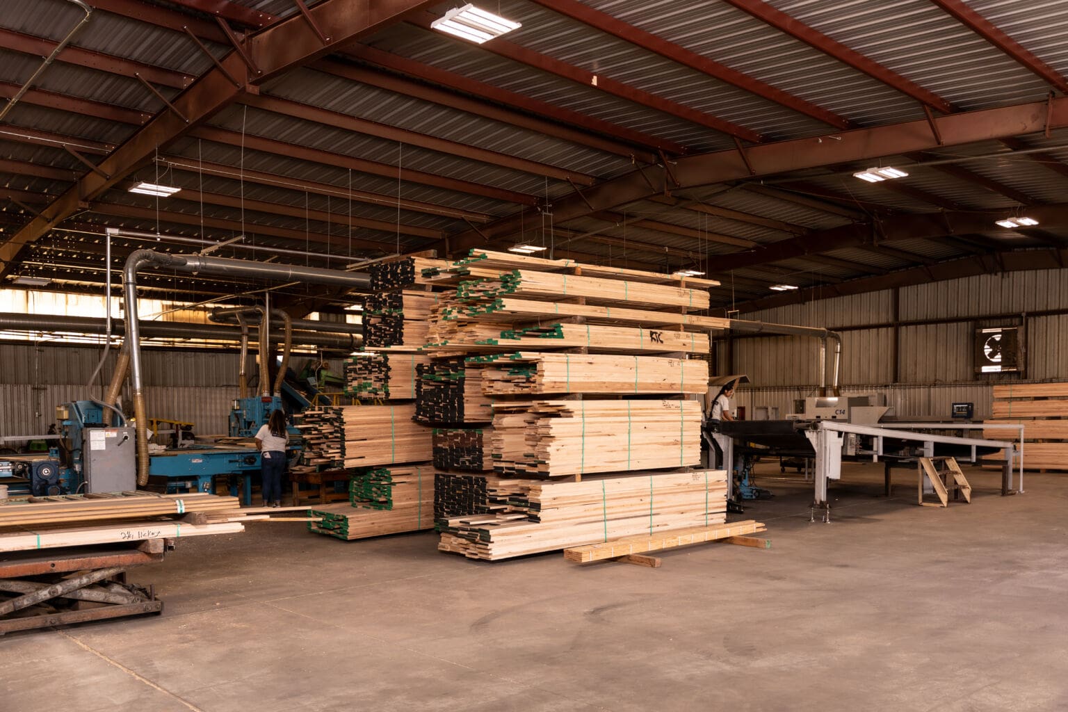 T&F Lumber manufacturing detail