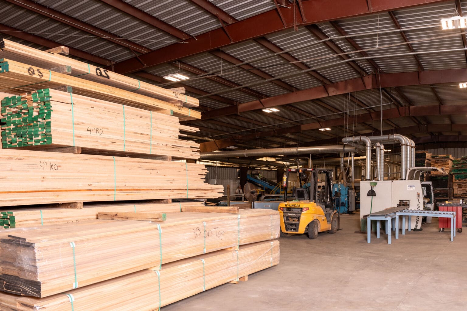 T&F Lumber manufacturing process