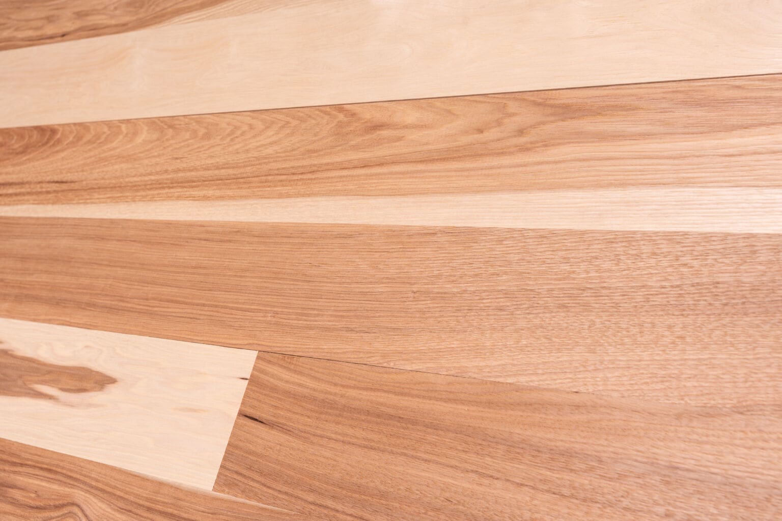 Hickory grain and board detail