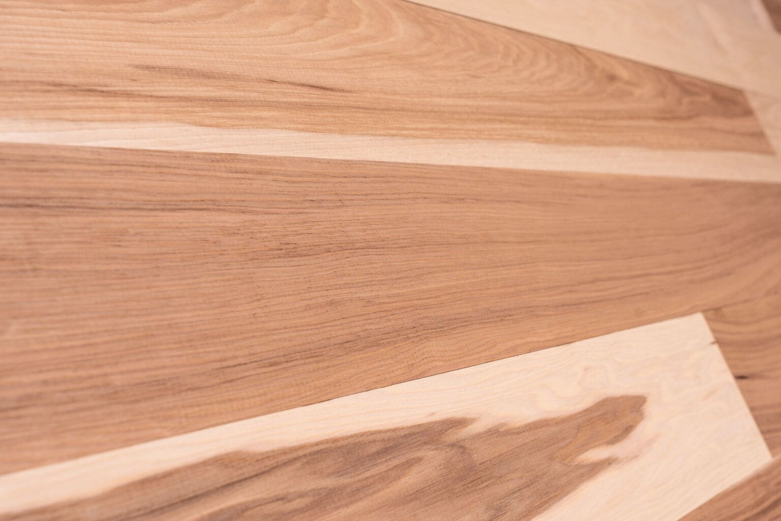 Hickory grain and board detail
